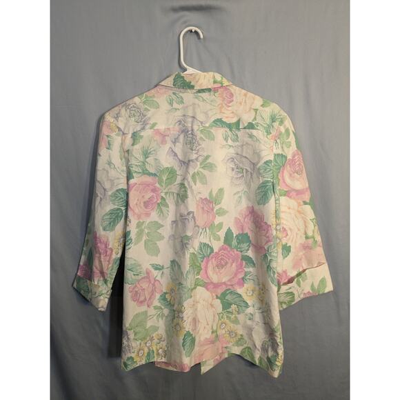 Vintage Floral Blazer Jacket - Picture 5 of 6